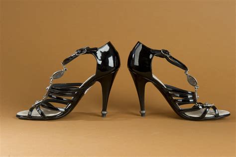 chanel t strap heels chain|chanel high heel pumps.